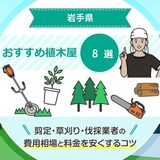 岩手県の植木屋・造園業者の人気おすすめ8選！料金を安くするコツは？剪定・草刈り・伐採業者の費用相場もご紹介！