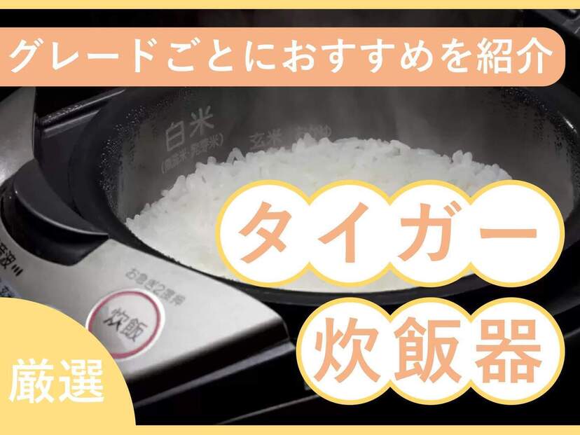 タイガー炊飯器のおすすめはどれ？ 全23種からグレードごとに人気商品を紹介 | マイナビおすすめナビ