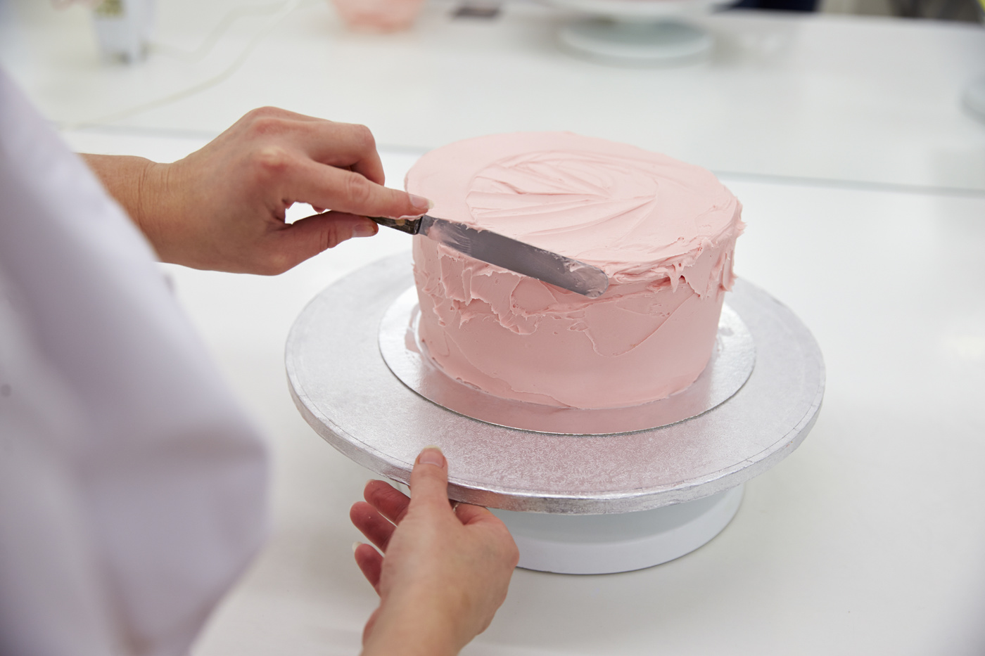 選択 RWZB DIY ステンレス鋼 焼き物 ベーキング ケーキツール ケーキ装飾 混合用 着氷スパチュラ ケーキスクレーパー スパチュラ バターカッター 10 in-Straight