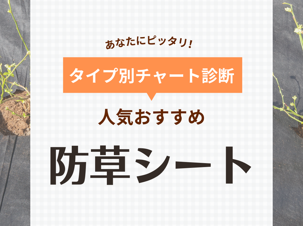 防草シート人気おすすめ30選！除草作業の負担を減らそう【失敗しない敷き方も解説】