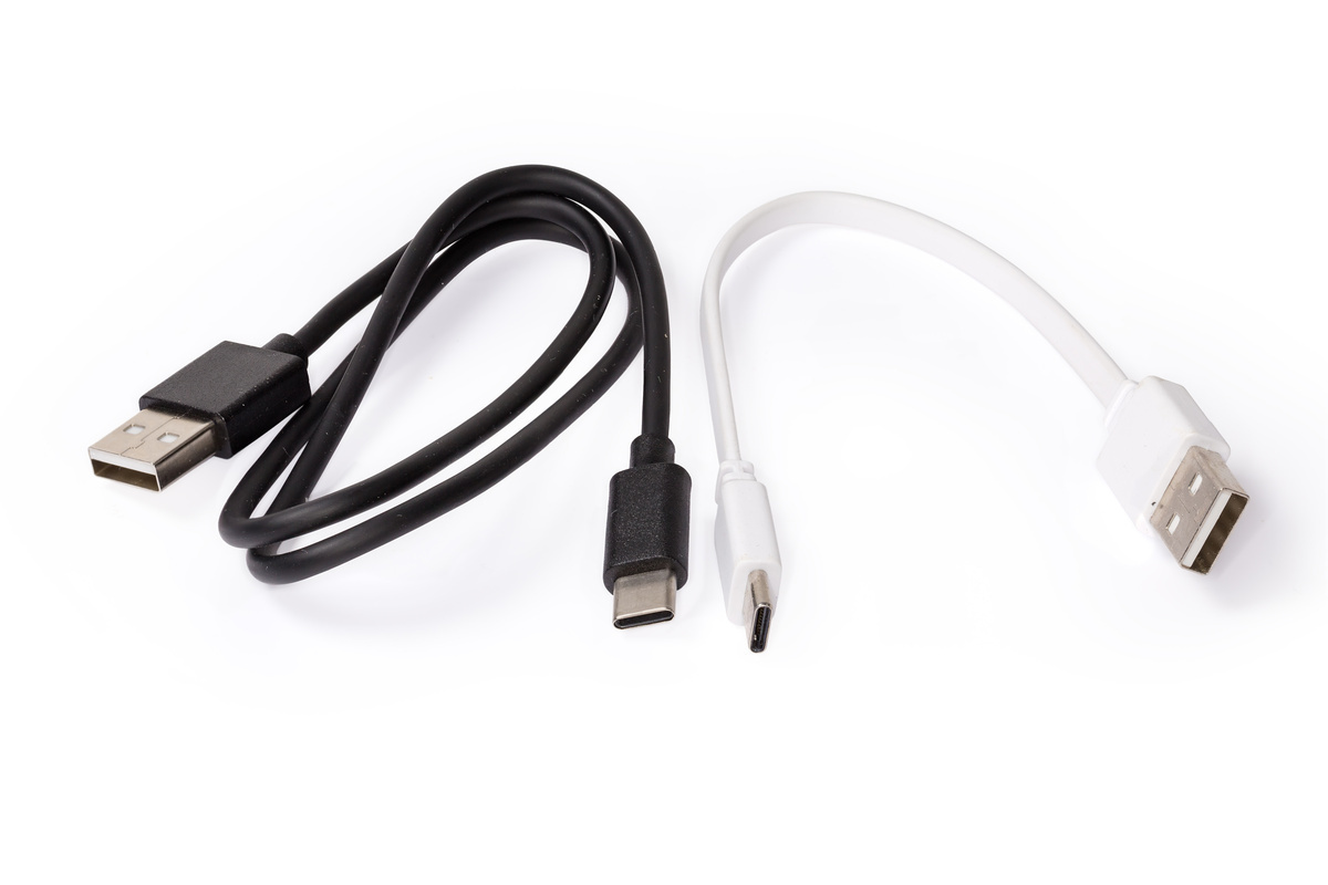 Micro-USB　黒色　20cm　１本　短い　USB充電通信ケーブル