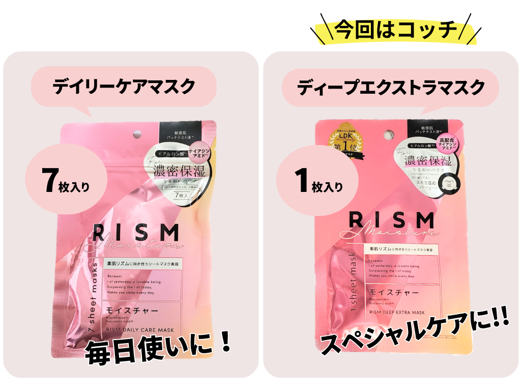 RISM リズム デイリーケアマスク モイスチャー 7枚入×12個